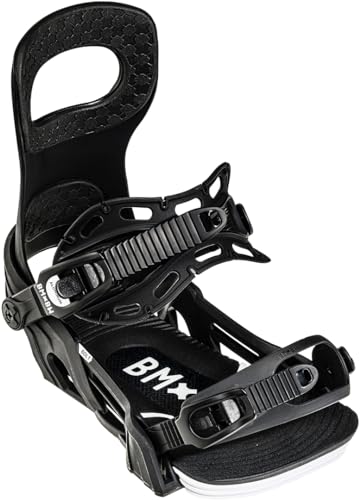 Bent Metal Bolt Snowboard Bindings, L: US M 11-14, Black