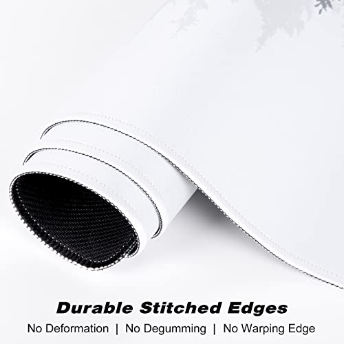 Tapis de souris de jeu imperméable avec bords cousus renforcés et base stable - 5
