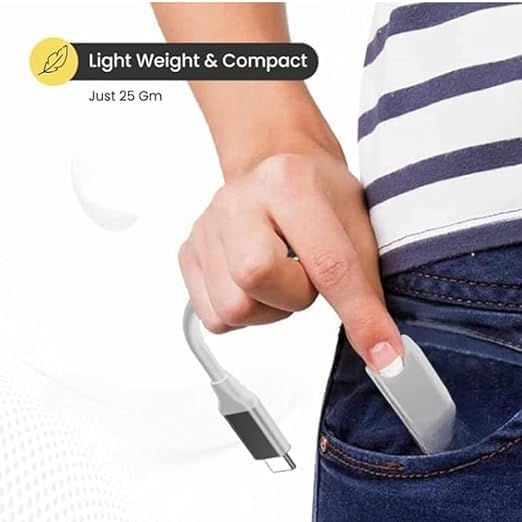 Image of 4 in 1 Portable USB C Hub (Type-C to 4 USB-A Ports) with Aluminum Shell, USB Port Hub 3.0 Compatible for PC, Tablet, and Smartphone - Black STXXOR (Type-C-HUB)