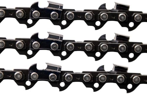 Milwaukee 14 Inch Top Handle Chainsaw Chain 3 Pack, .325'' LP .043'' Gauge 59 DL, Fits M18 Fuel 2826-20T, Dewalt DCCS674, Husqvarna, Replaces 49-16-2744, N59, DWO1DTX614 - Molten. - 4