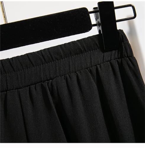 Generic Women Ruffle Pleated High Waist Summer A-Line Midi Skirts Loose Style Skirts4