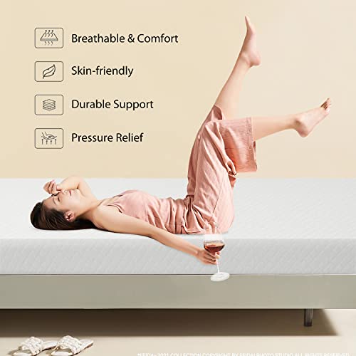 Paylesshere 5 Inch Full Gel Memory Foam Mattress/Certipur-Us Certified/Bed-In-A-Box/Cool Sleep & Comfy Support #TOP3