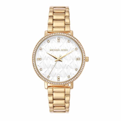 Michael Kors - Colección Pyper, Color Dorado, Reloj de aleación...