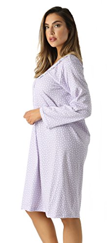 6085-7-3X Just Love Nightgown / Women Sleepwear / Womans Pajamas,Purple Mini Hearts,3X Plus #TOP1