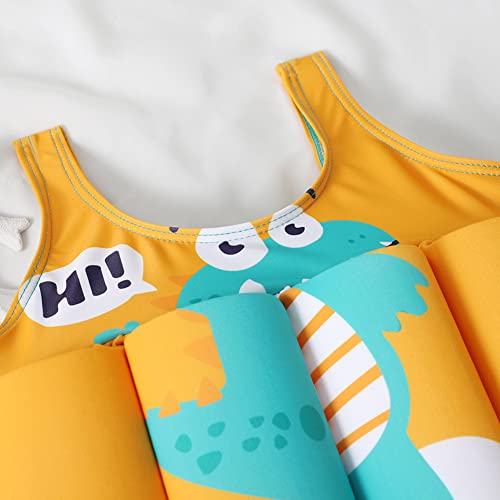 Image of Kids Boys Girls Floatation Swimsuit with Adjustable Buoyancy Baby Float Suit Swim Vest One Piece Swimwear Bathing Suit