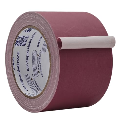 Image of WOD GTC12 Gaffer Tape, Burgundy Low Gloss Finish Film, 3 inch x 60 ft. (Pack of 16) Residue Free, Non Reflective Cloth Fabric, Secure Cords, Water Resistant, Photography, Filming Backdrop