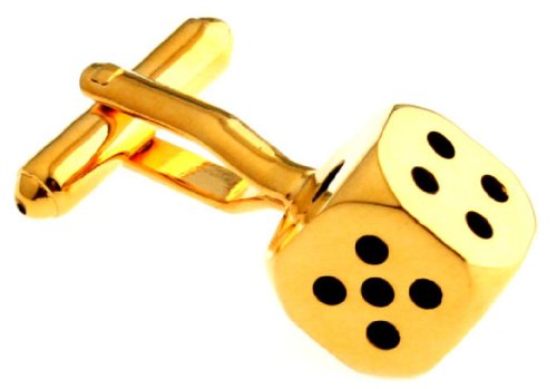 Mancuernillas MRCUFF Dados para Juego en Caja Regalo miniatura 1
