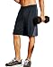 Champion Men's Powerflex Short, Stealth/Stormy Night, Medium