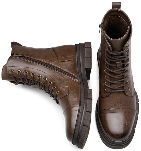Image of Jousen Men's Boots Fashion High Top Motorcycle Boots Waterproof Boots for Men
