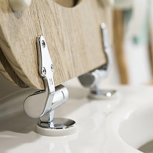 Tiger 252022546 WC-Sitz Steigerhout in Natur-Holzoptik mit Absenkautomatik