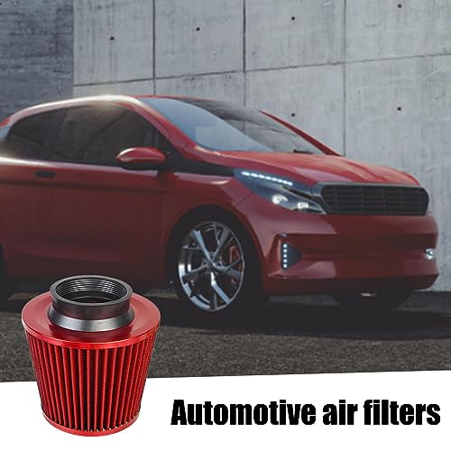 Filtre à air conique pour voiture 76 mm haute performance haut débit
