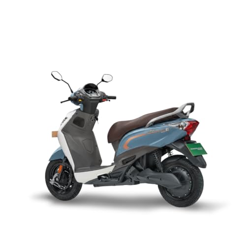 Image of The All New Ampere Magnus G Max Powered by NxG.io Electric Scooter by Greaves | 5 inch Smart Cluster with NxG.io Intelligence | 142 km IDC Range | Next Gen LFP Battery with 2,00,000 km Battery Life | MONSOON BLUE, Magnus G MAX (NXG.IO)