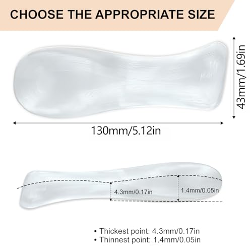 Image of Heel Inserts for Women - Weight Shifting Insoles for High Heels, Gel Inserts Comfort Pads for Foot Pain Relief (Small - US 6-7.5 Women Shoes)