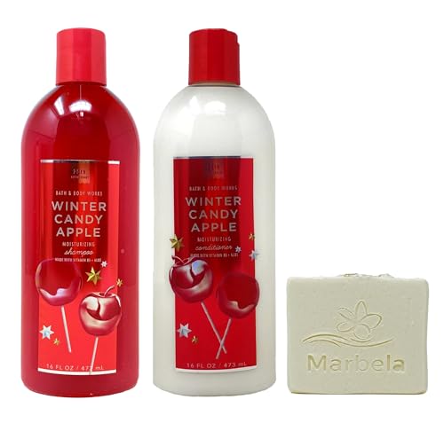 Bath & Body Works Winter Candy Apple Shampoo and