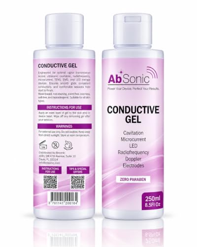 Absonic Conductive Gel for Ultrasound, Cavitation, Microcurrent, ...