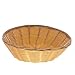 8-Inch Round Woven Bread Roll Baskets, Food Serving Baskets, Basket, Restaurant Quality, Polypropylene Material - Set of 2