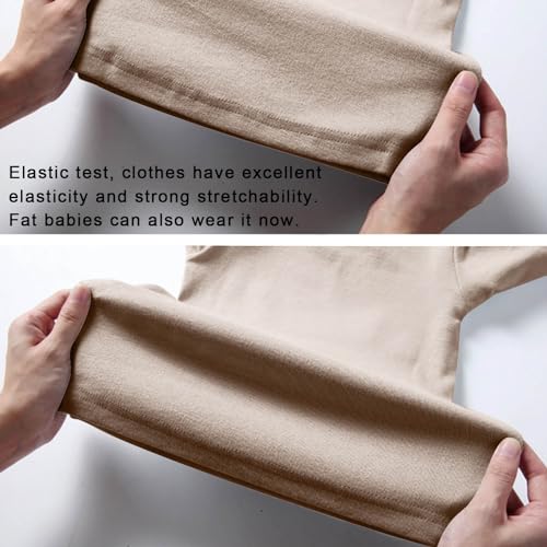 Kids Thin Fleece Shirts Boys Girls Trendy Plain Crewneck Long Sleeve Base Undershirt Loose Soft Pullover Blouse Tops2