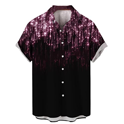 Chemise hawaïenne décontractée manches courtes keusyoi pour vacances et soirées d'été