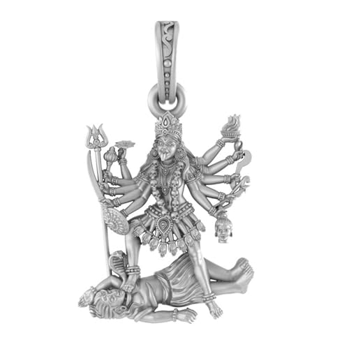 Colgante de plata de ley de la diosa Kali Maa para lucir en tu día a día espiritual