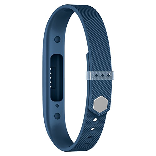 Image of Wristbands for Fitbit Flex 2, Adjustable Classic Soft Silicone Fitness Bracelet Strap Repalcement Accessory Wristband W /Fastener Clasp for Fitbit Flex 2 Fitness Smart Watch Large Navy