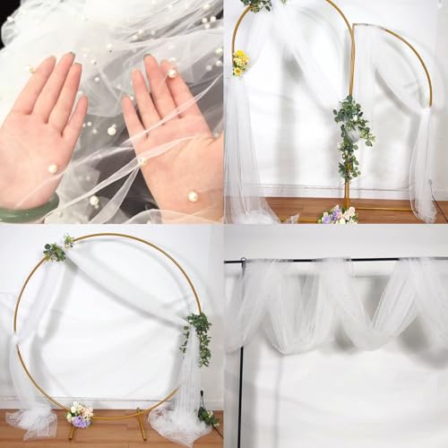 Chemin de table en tulle perlé pour sublimer votre buffet de fête - 3