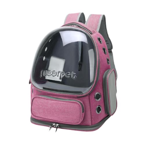Sac capsule spatiale pour chat rose aux finitions premium - 2