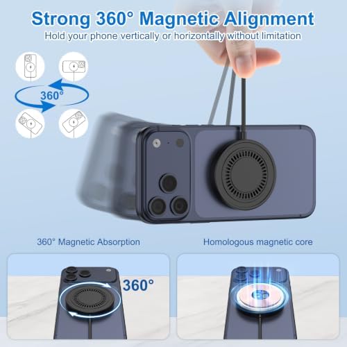 Magnetic Wireless Charger 15W for Samsung S26Ultra S26+ S26 MagSafe Charger — view 2