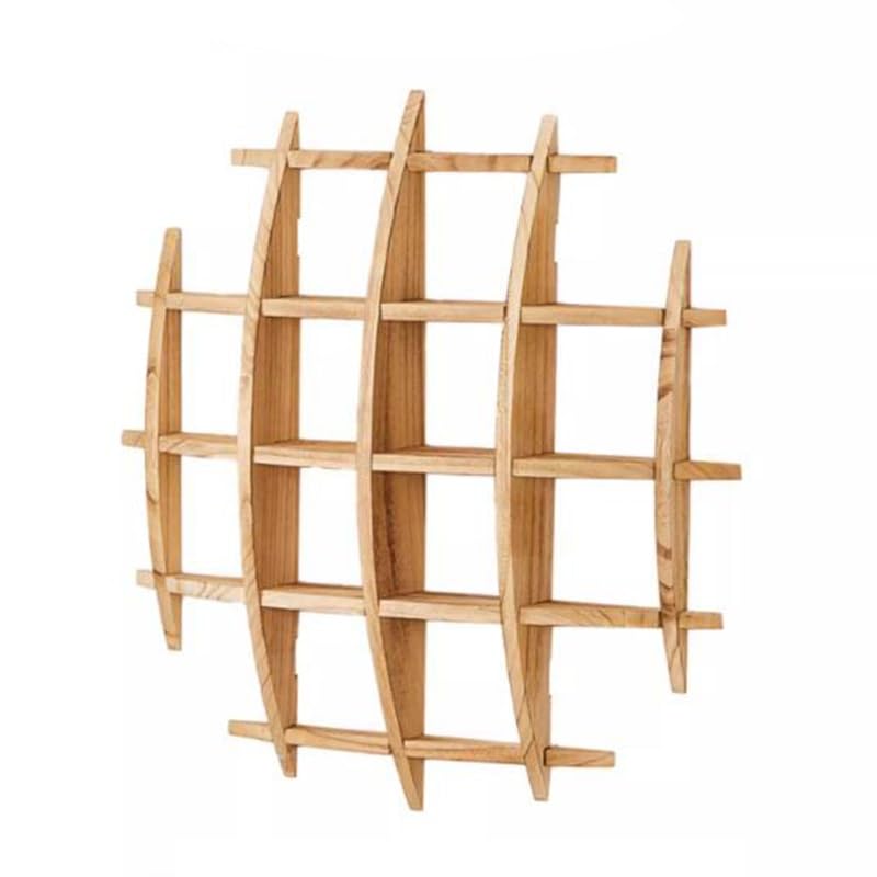 Présentoir pour Service à Thé Mural en Bois Salon de Thé Maison