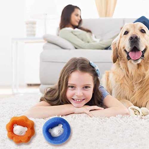 Pet Hair Remover For Laundry, 10 Pcs Laundry Pet Hair Catcher, Washing Machine Hair Catcher, Washing Balls Dryer Balls For Clothing Dog Cat Pet Fur Remover #TOP6