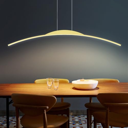 Suspension LED moderne 16W blanche à intensité variable pour salle à manger - 8
