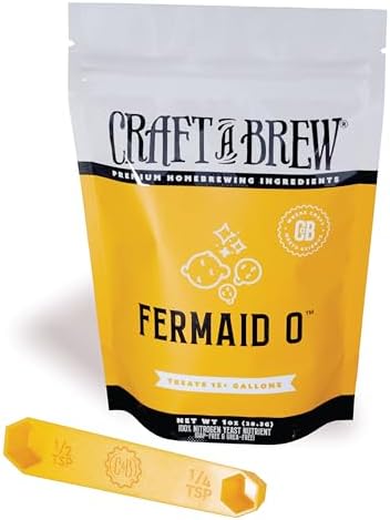 Craft A Brew - Fermaid O - Wine Yeast Nutrient - More Natural Nitrogen Source - At Home Winemaking - Promotes Consistent Wine Fermentations - Used in Beer & Mead Brewing - 1oz