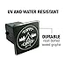Graphics and More Happy Camper with Campfire Tow Trailer Hitch Cover Plug Insert 2