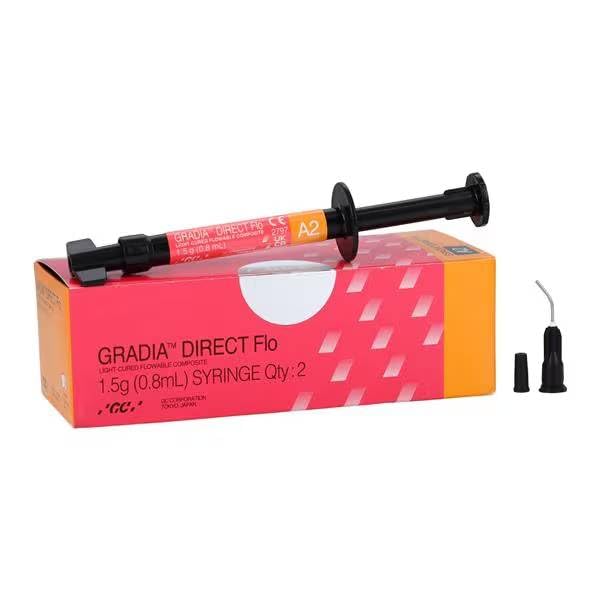 GC 002279 Gradia Direct Flo Flowable Composite Restorative Syringe A2 1.5 Gm