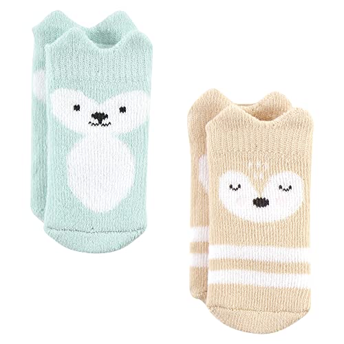 Image of Hudson Baby Baby 8-pack Cotton Rich Newborn and Terry Socks