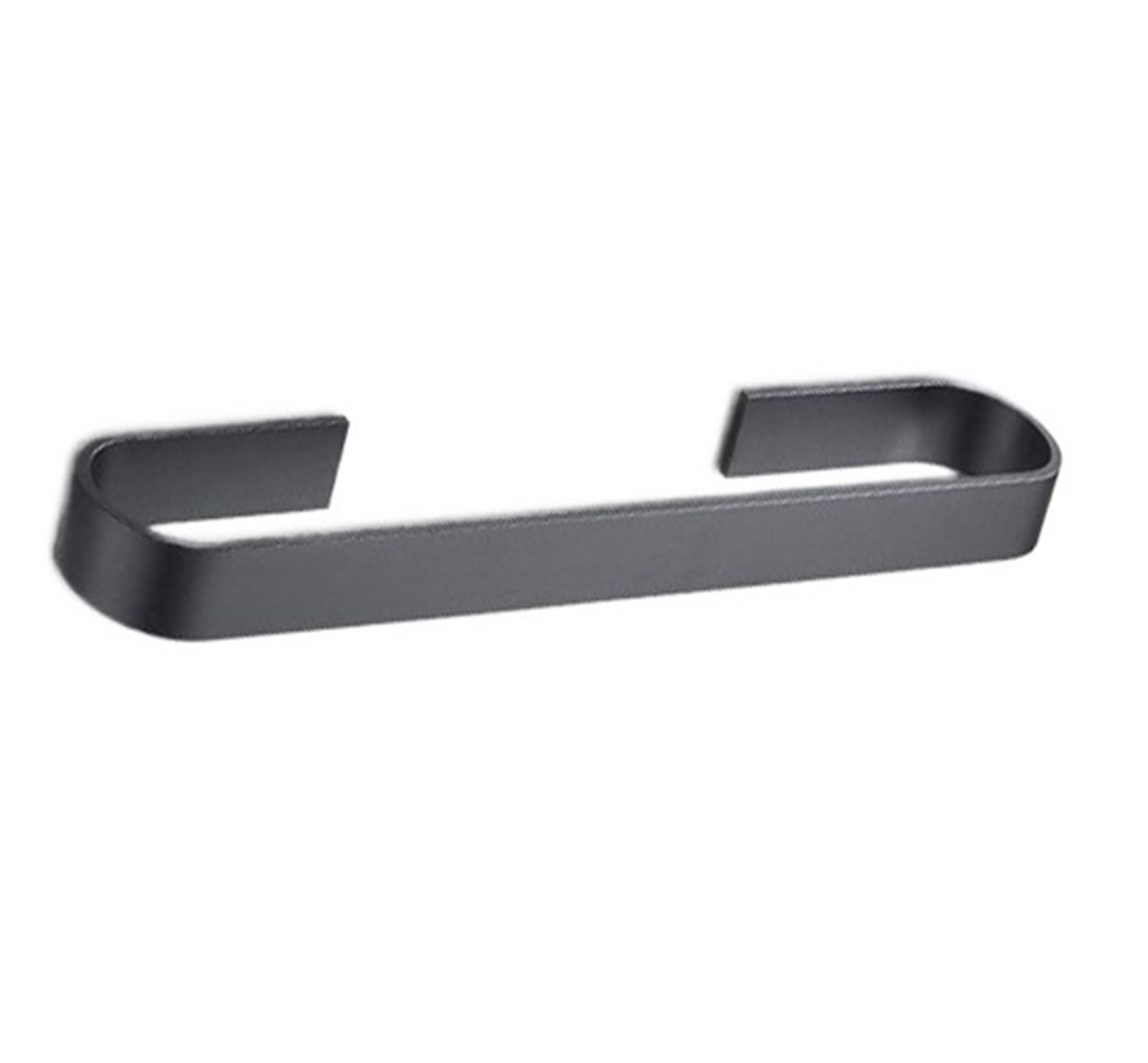 1pc Towel Rail Rack Holder Bathroom Towels Hanger Black Silver Space Aluminum Wall Hanging Bar Storage Shelf(45cm black)