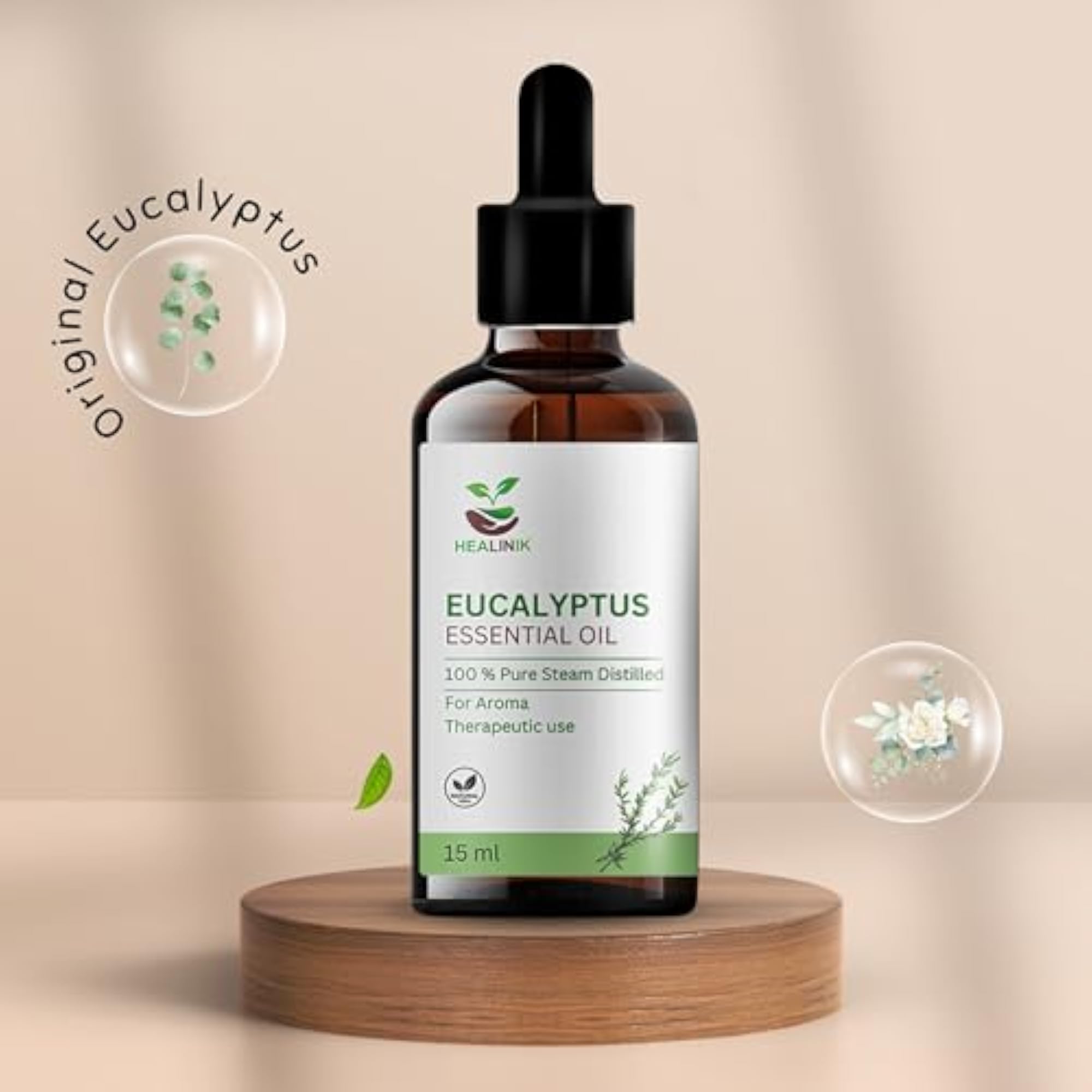 Eucalyptus Essential Oil for Diffuser, 100% Natural, 15ML