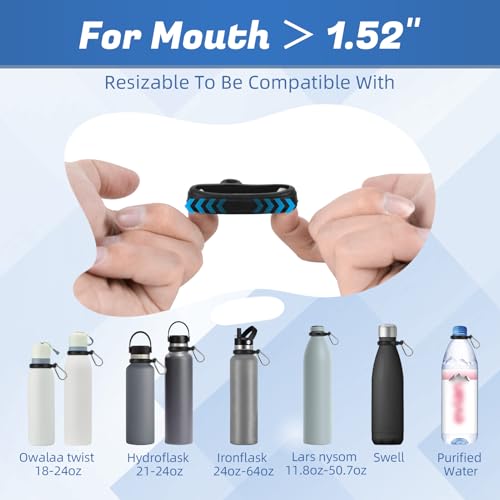 Clip de bouteille d'eau Owala Freesip avec mousqueton silicone