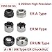 High Precision ER11 A Clamping Nut, Industrial grade Chuck Cap for Milling Cutter, Strong Clamping Force (ER40-UM)