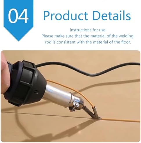 100m PVC Welding Rods - Durable Brown Plastic Welding Wire for Automotive, DIY Projects & Home Repairs - Ideal for Flo & PU Repairs, Strong & Versatile
