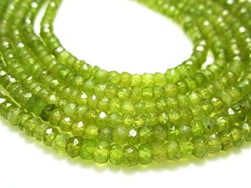 Vesuvianite micro cut rondelles AAA pour joaillerie d'exception - 3
