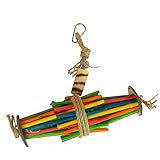 duvoplus, Palitos de Tubo de Fuego de maíz y Coco 19x22,9x6cm Multicolor, Pájaros, Multicolor, Pájaros