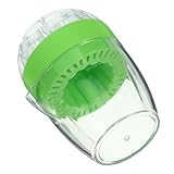 NUOBESTY Wiederverwendbare Manuelle Zitronenpresse aus Langlebigem Material Kleine Zitruspresse mit Universellem Schwenkkopf für Zitronen und Orangen Leichter Entsafter für Küche und