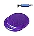 2 Pack - SueSport Air Inflated Stability Wobble Cushion, Balance Disc, Twist Massage, 14 Inch, Purple