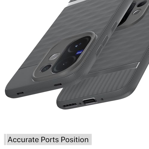 Image of Outlouders Back Cover for Vivo V60 5G / Vivo T4 Pro 5G | Full Camera Protection | TPU Soft Flexible Shockproof Bumper Case (Grey)
