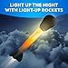 NATIONAL GEOGRAPHIC Air Rocket Toy – Ultimate LED Rocket Launcher for Kids, Jump and Launch The Light Up, Air Powered, Foam Tipped Rockets up to 100 Feet