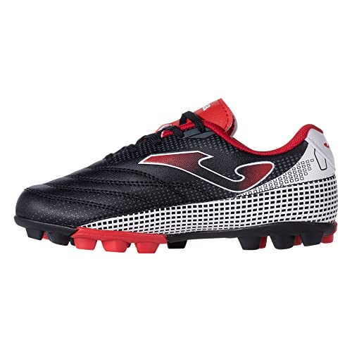Joma Toledo Junior HG 24 Soccer Shoes Black/Red