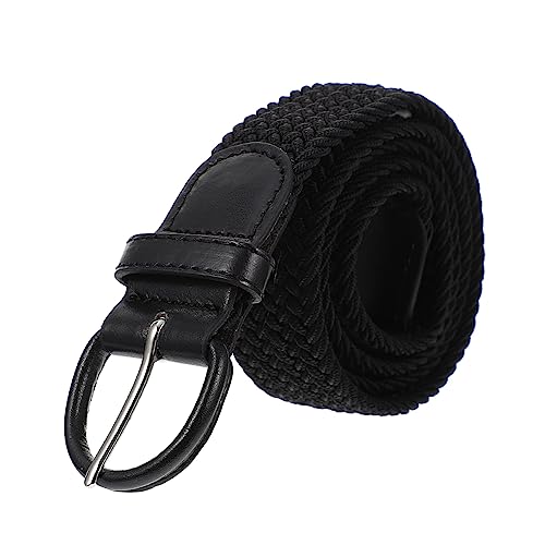 Didiseaon Elastic Woven Fabric Waist Belt for Men and Women Stylish Unisex Stretch Braided Waistband Comfortable Belt with Chic Design for Casual and Vintage Outfits