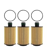 3pcs Engine Oil Filter Element for Jeep Grand Cherokee Ram 1500 Chrysler 300C Lancia Thema Maserati