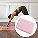 kowaku Block Prop Non Slip EVA Multifunction Brick Exercise Brick for Stretching Toning Indoor Sports Squat Workout, Pink Cover