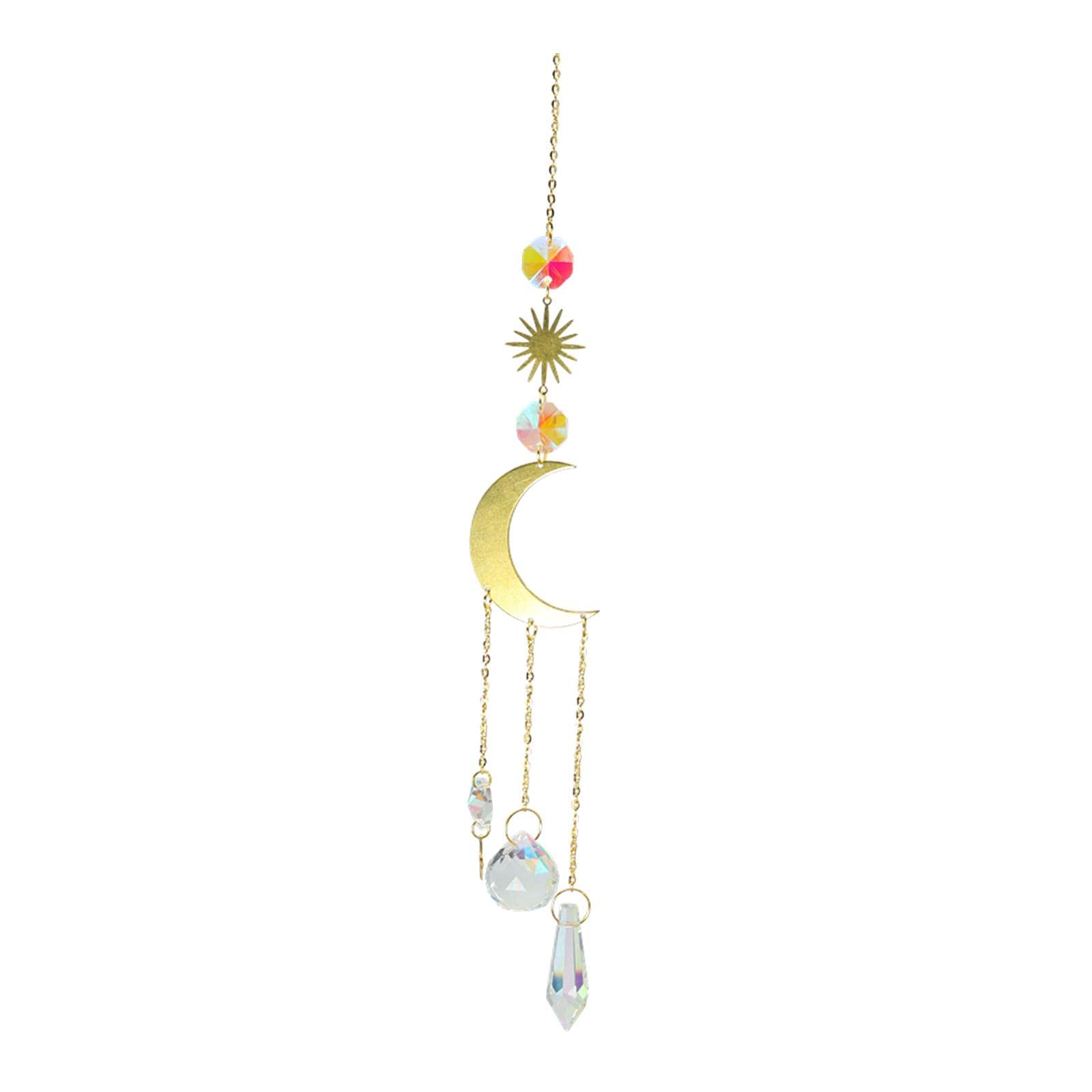 Crystal Sun Catchers Hanging Ornaments Decor for Window Home Garden B-image-8
